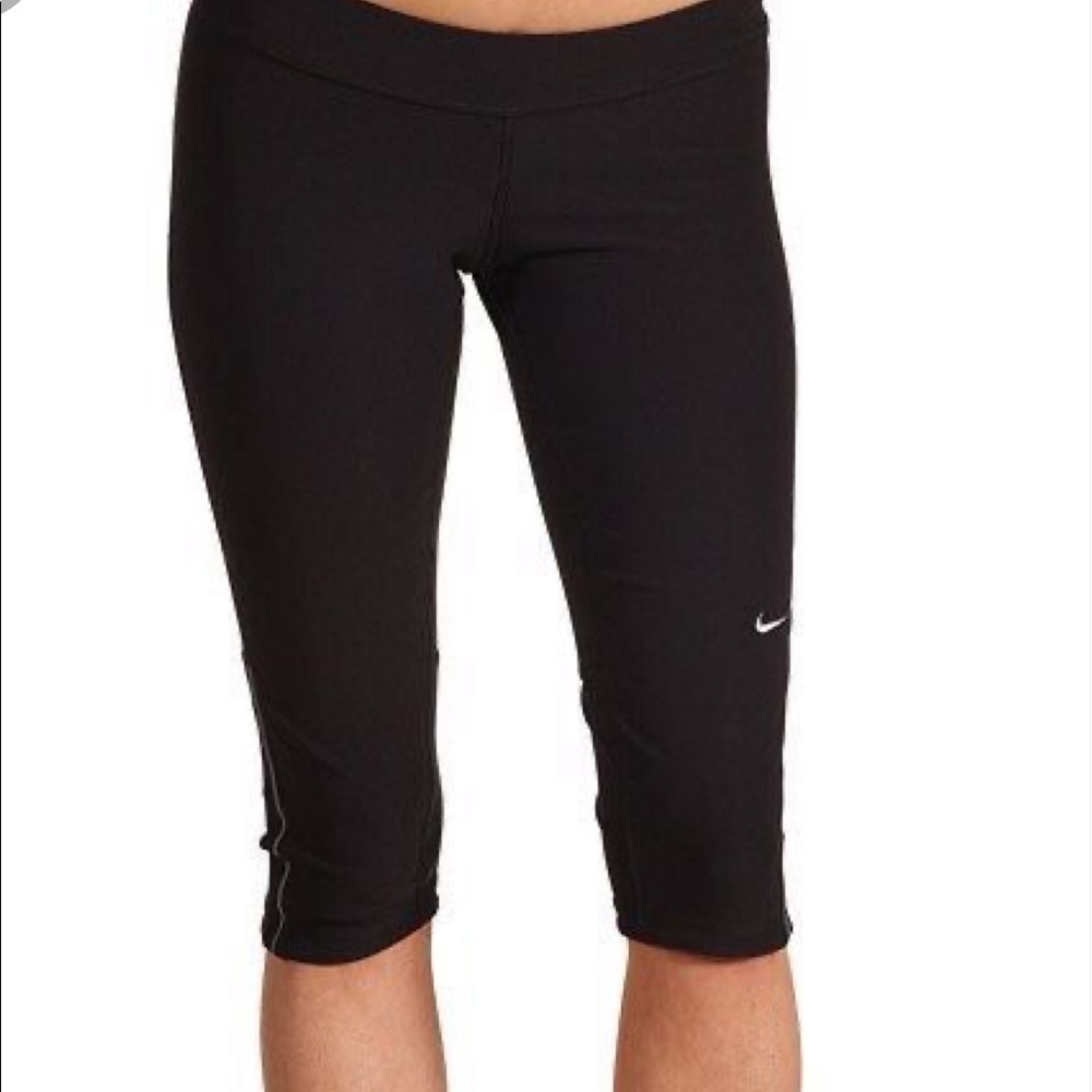 Nike Dry-fit Crop Leggings XS reflective
